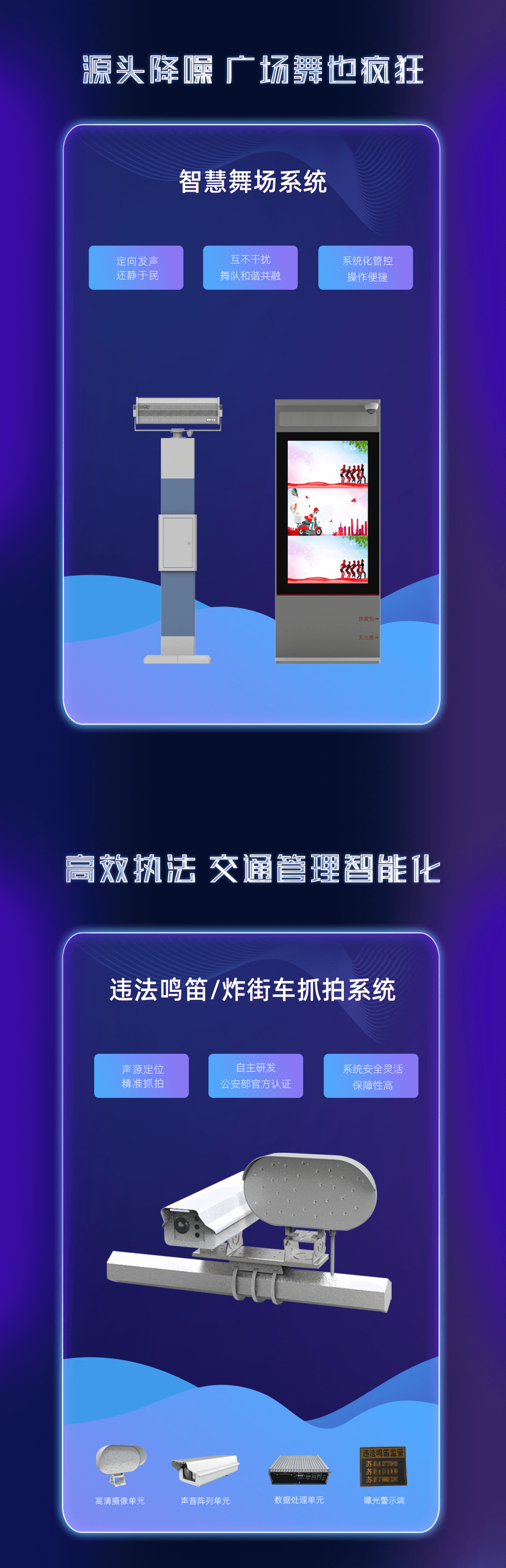 智慧廣場舞系統(tǒng)，鳴笛炸街車抓拍系統(tǒng)