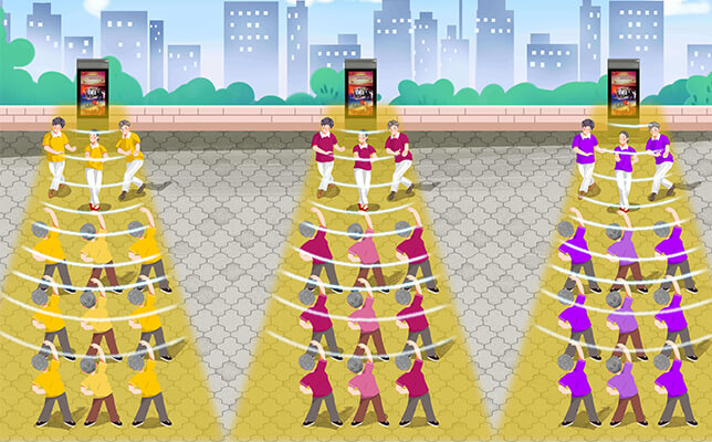 廣場(chǎng)舞定向音箱定向發(fā)聲