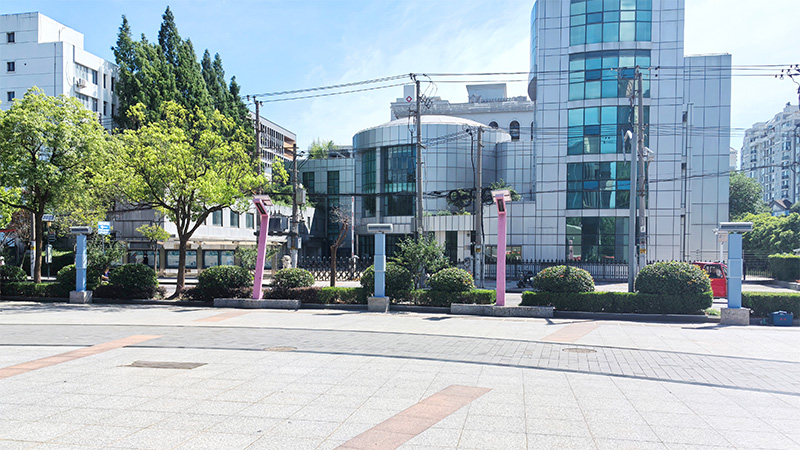 閔行區(qū)藝術館廣場安裝廣場舞定向音箱