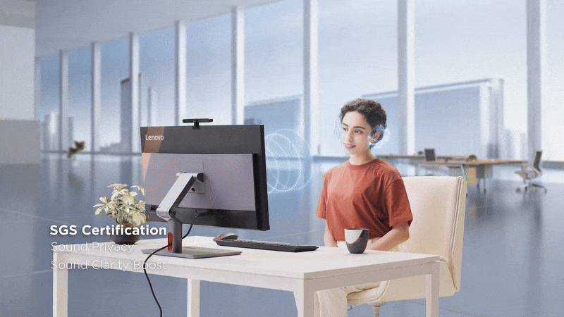 ThinkCentre M90a Pro Gen 6搭載的清聽聲學聚音屏技術