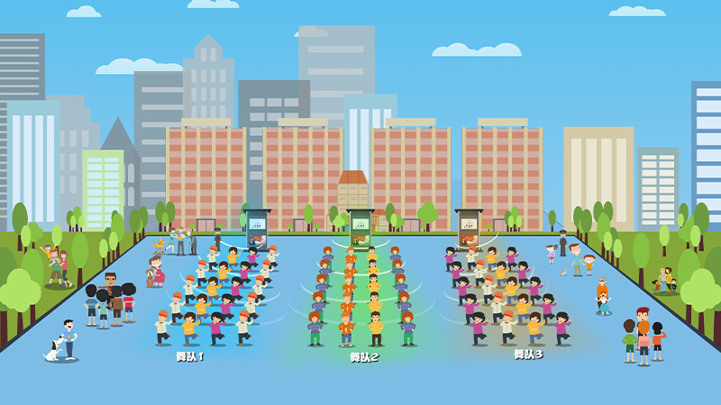 清聽聲學(xué)定向廣場舞音響