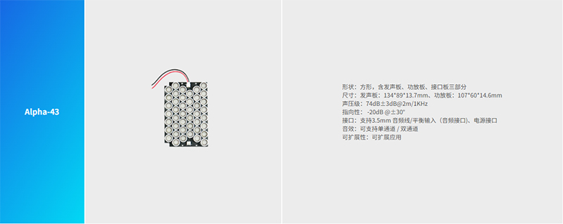 清聽聲學(xué)定向聲模組產(chǎn)品