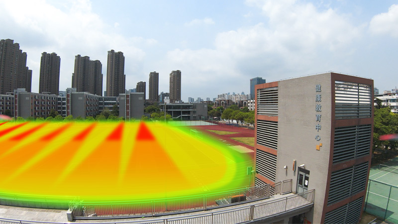 室外定向音柱：為學校操場打造精準聲環境，不擾民！