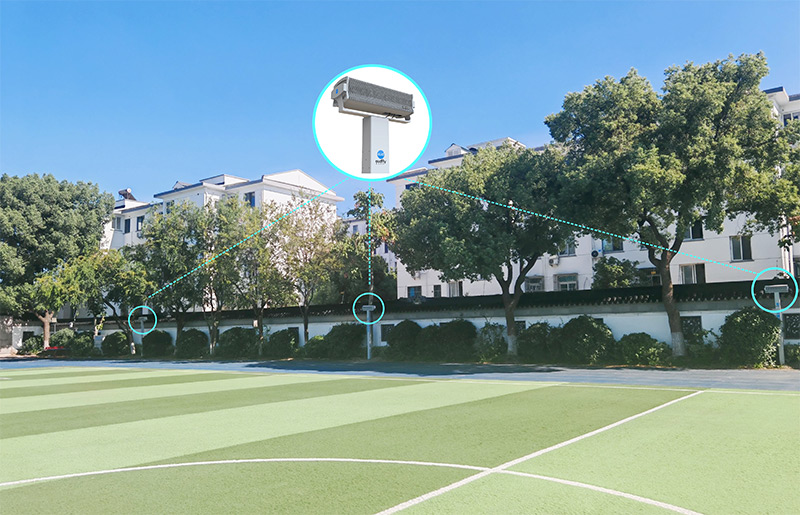 蘇州振華中學安裝清聽聲學靜音操場系統