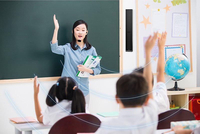 教室擴聲用什么音箱好？清聽聲學教室均衡聲場系統