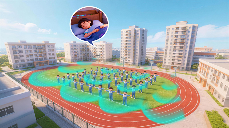 清聽聲學安靜操場系統，定向發聲不打擾周邊居民