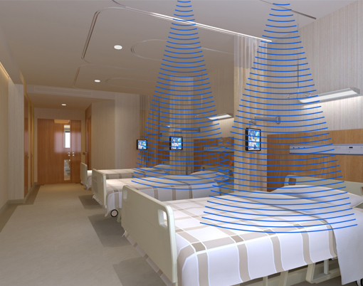 指向性揚聲器可以用在醫院病房